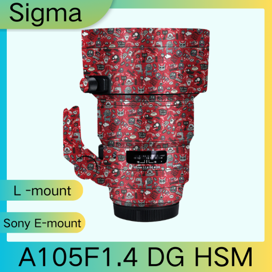 Lentes Sigma A105F1.4 DG HSM - Pele câmera, adesivo câmera - com alta resistência a arranhões, à prova d'água e com design elegante.